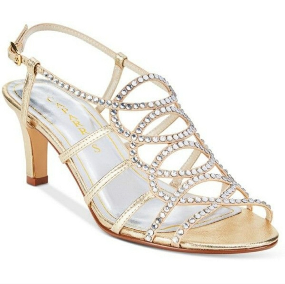 Caparros A-List Strappy Sandals Heels Size 8